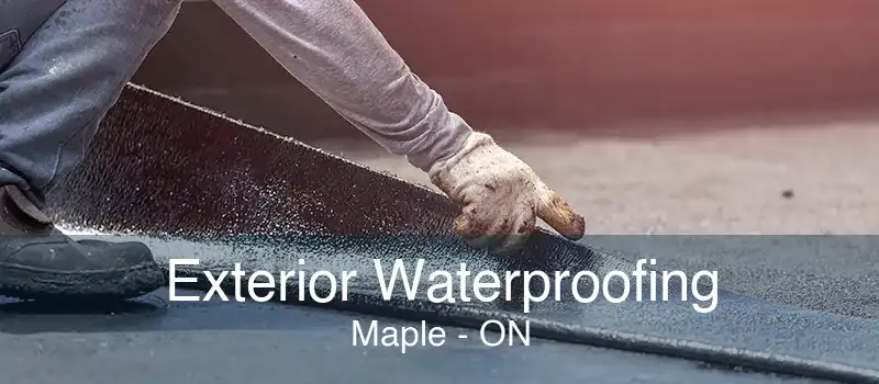 Exterior Waterproofing Maple - ON