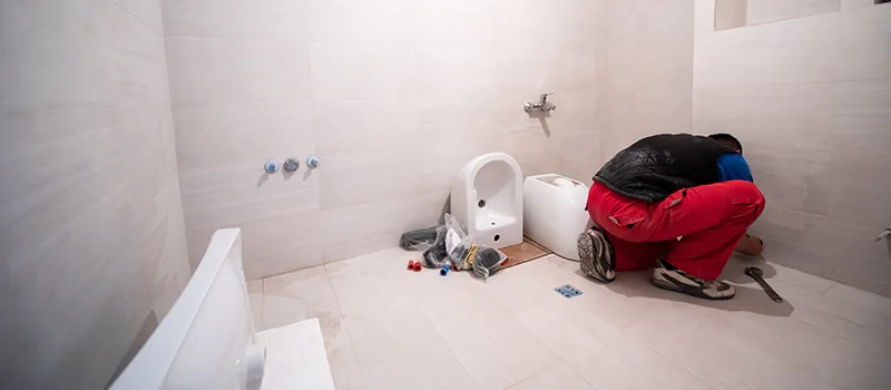 Basement Bathroom Shower Installation in Maple, Ontario