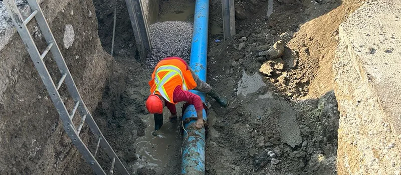 Main Water Pipe Replacement in Maple, ON