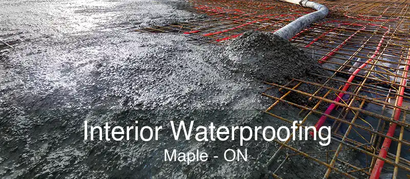 Interior Waterproofing Maple - ON