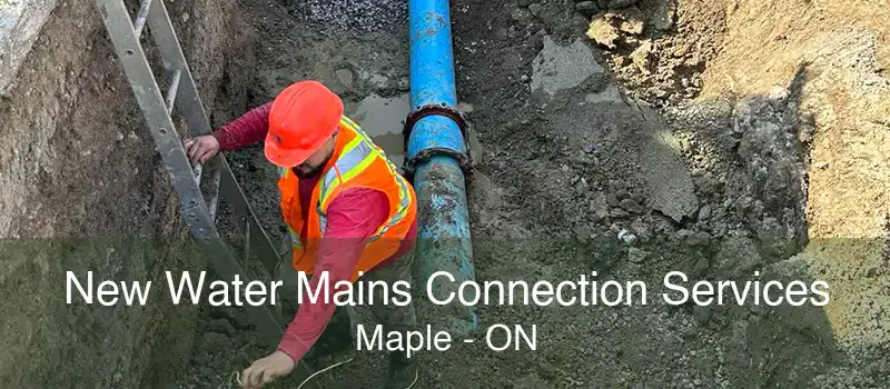 New Water Mains Connection Services Maple - ON