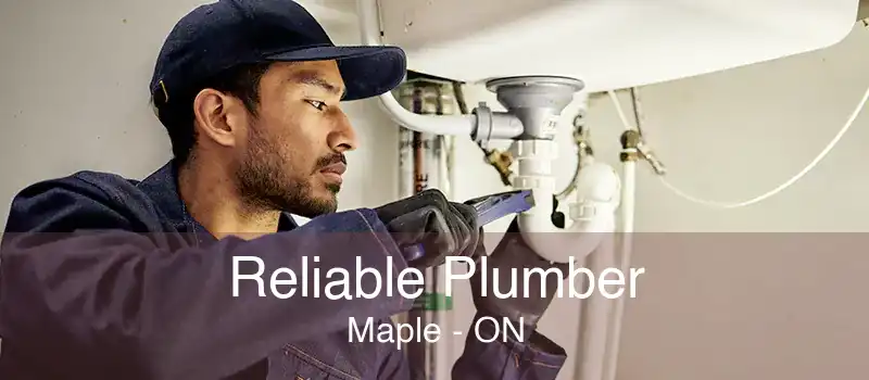 Reliable Plumber Maple - ON