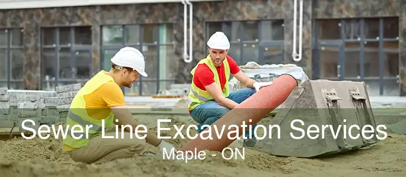 Sewer Line Excavation Services Maple - ON